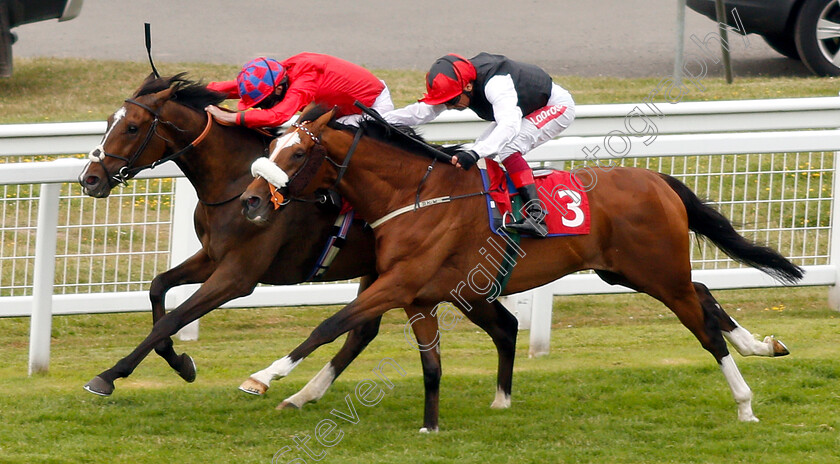 Falcon-Eight-0001 
 FALCON EIGHT (Frankie Dettori) beats MEKONG (farside) in The Coral Marathon
Sandown 6 Jul 2019 - Pic Steven Cargill / Racingfotos.com