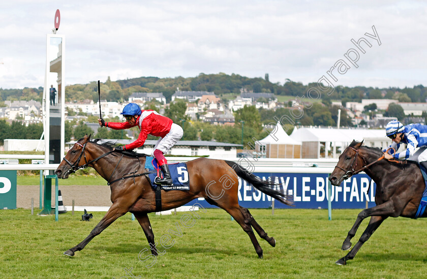 Inspiral-0001 
 INSPIRAL (Frankie Dettori) wins The Prix du Haras de Fresnay-le-Buffard Jacques le Marois
Deauville 13 Aug 2023 - Pic Steven Cargill / Racingfotos.com