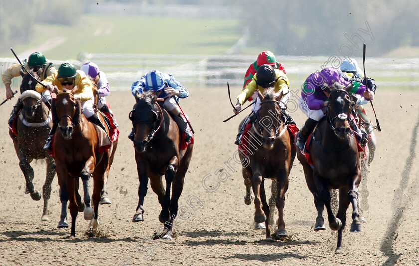 Heavenly-Holly-0001 
 HEAVENLY HOLLY (right, Ryan Moore) beats CRY BABY (left) in The Ladbrokes All-Weather Fillies And Mares Championships Stakes
Lingfield 19 Apr 2019 - Pic Steven Cargill / Racingfotos.com