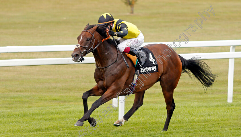 Blue-De-Vega-0005 
 BLUE DE VEGA (Oisin Murphy) wins The Heed Your Hunch At Betway Handicap
Sandown 23 Aug 2020 - Pic Steven Cargill / Racingfotos.com