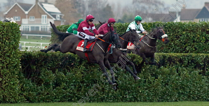 Delta-Work,-Mister-Coffey-and-Three-By-Two-0001 
 DELTA WORK (left, Robert James) MISTER COFFEY (centre) and THREE BY TWO (right)
Cheltenham 13 Dec 2024 - Pic Steven Cargill / Racingfotos.com