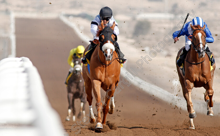 Interconnection-0003 
 INTERCONNECTION (left, Xavier Ziani) beats MUDAARAB (right) in The Shadwell Farm Handicap Jebel Ali 9 Mar 2018 - Pic Steven Cargill / Racingfotos.com