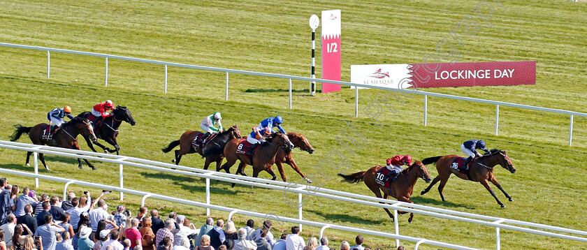 Rhododendron-0002 
 RHODODENDRON (right, Ryan Moore) beats LIGHTNING SPEAR (nearside) in The Al Shaqab Lockinge Stakes Newbury 19 May 2018 - Pic Steven Cargill / Racingfotos.com