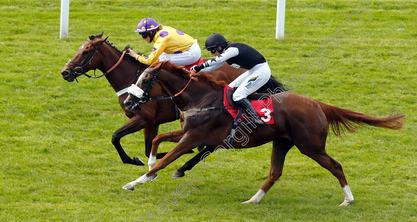 Biotic-0003 
 BIOTIC (Joanna Mason) beats CLUB TROPICANA (right) in The Coppafeel! 10 Year Anniversary Handicap
Sandown 5 Jul 2019 - Pic Steven Cargill / Racingfotos.com