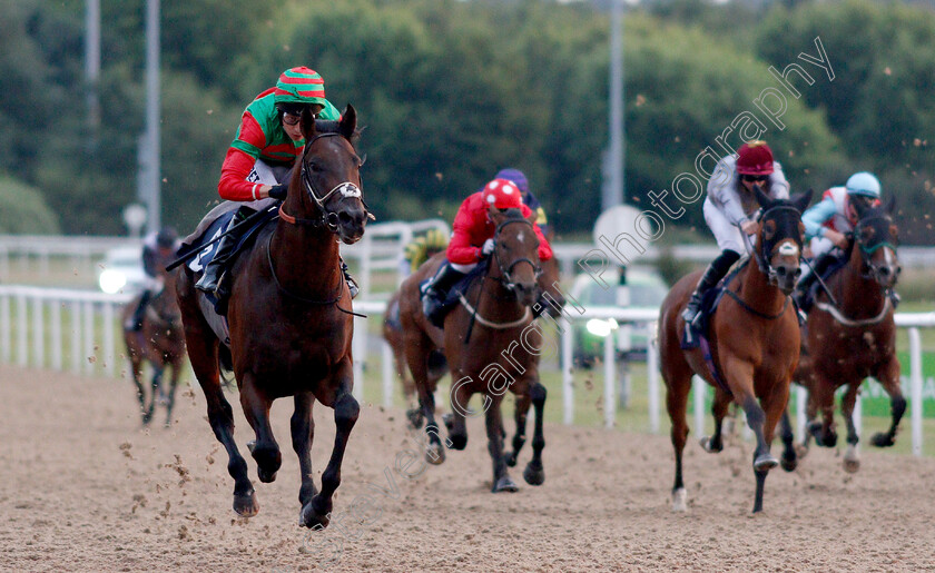 Aljari-0004 
 ALJARI (Luke Morris) wins The Wolverhampton Holiday Inn Novice Stakes
Wolverhampton 17 Jul 2019 - Pic Steven Cargill / Racingfotos.com