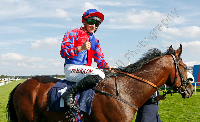 Big-Evs-0010 
 BIG EVS (Tom Marquand) winner of The Carlsberg Danish Pilsner Flying Childers Stakes
Doncaster 15 Sep 2023 - Pic Steven Cargill / Racingfotos.com