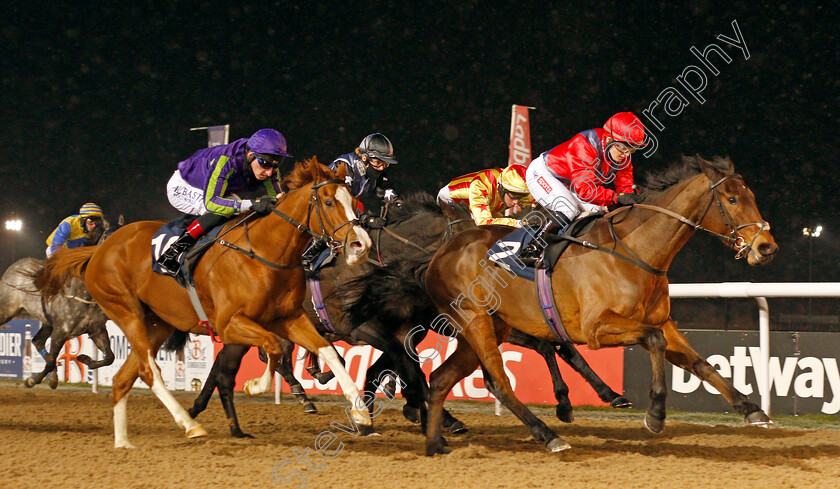 Carey-Street-0003 
 CAREY STREET (Hollie Doyle) beats HERONS NEST (left) in The Bombardier March To Your Own Drum Handicap
Wolverhampton 7 Jan 2021 - Pic Steven Cargill / Racingfotos.com