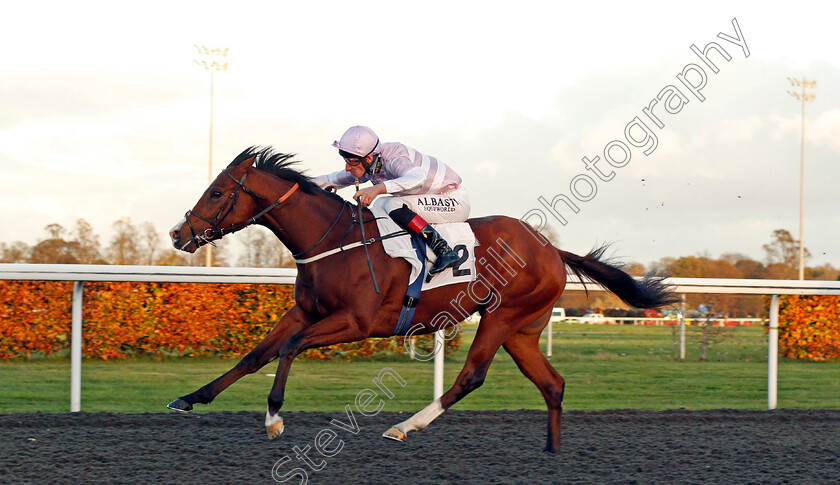 Aratus-0004 
 ARATUS (Adam Kirby) wins The British EBF Future Stayers Maiden Stakes
Kempton 2 Nov 2020 - Pic Steven Cargill / Racingfotos.com