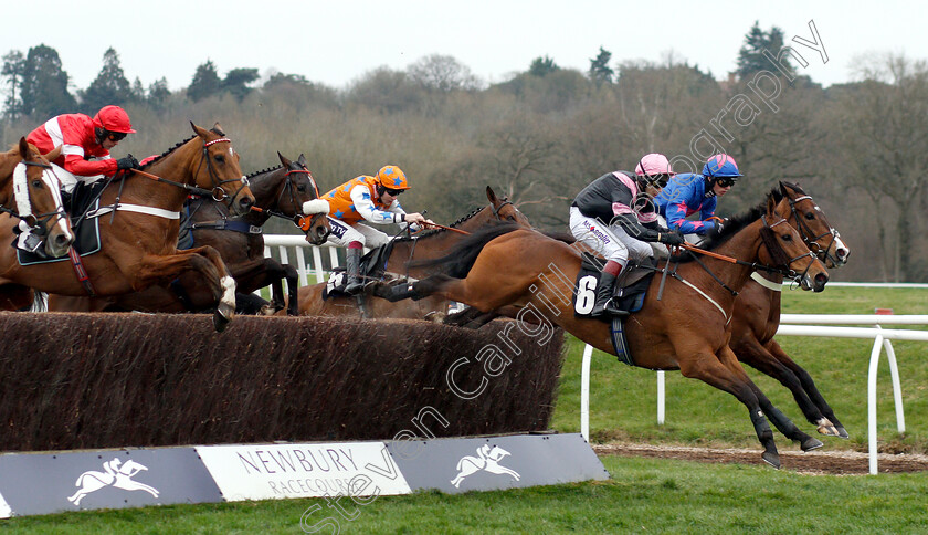 Bob-Mahler-0001 
 BOB MAHLER (Richard Johnson) wins The Mortgage Branch Novices Limited Handicap Chase
Newbury 22 Mar 2019 - Pic Steven Cargill / Racingfotos.com