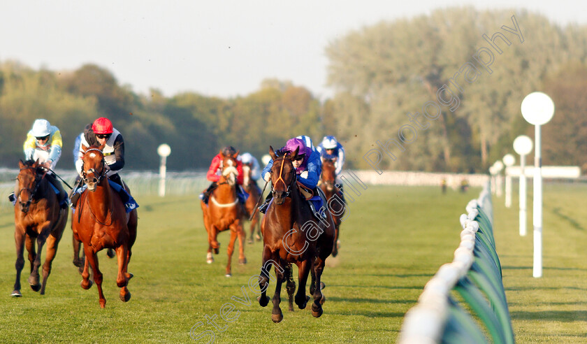 Dubai-Instinct-0001 
 DUBAI INSTINCT (right, Callum Shepherd) wins The Castle Beauty Maiden Stakes
Nottingham 20 Apr 2019 - Pic Steven Cargill / Racingfotos.com