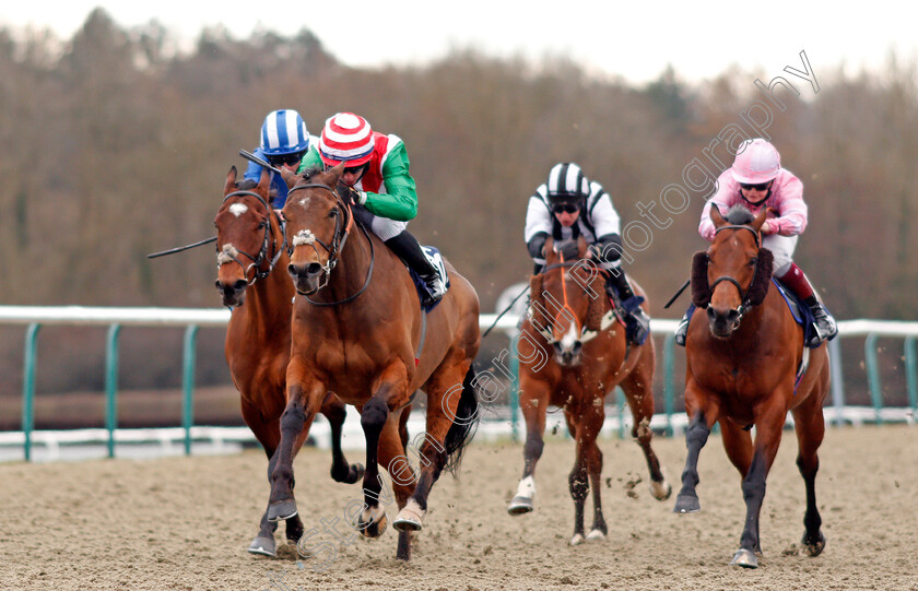 Apex-King-0004 
 APEX KING (Rossa Ryan) beats TINTORETTO (right) wins The Bombardier March To Your Own Drum Handicap
Lingfield 6 Mar 2021 - Pic Steven Cargill / Racingfotos.com