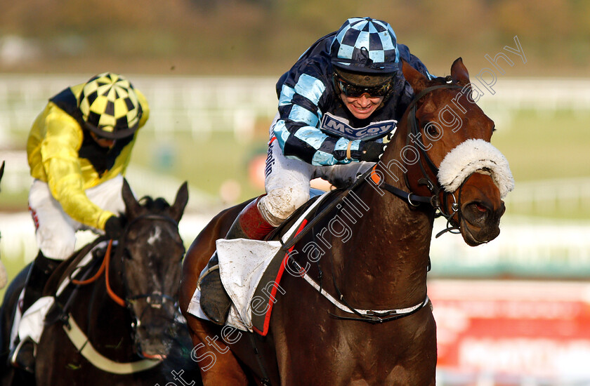 Thomas-Darby-0008 
 THOMAS DARBY (Richard Johnson) wins The Foundation Developments Ltd Maiden Hurdle
Cheltenham 26 Oct 2018 - Pic Steven Cargill / Racingfotos.com