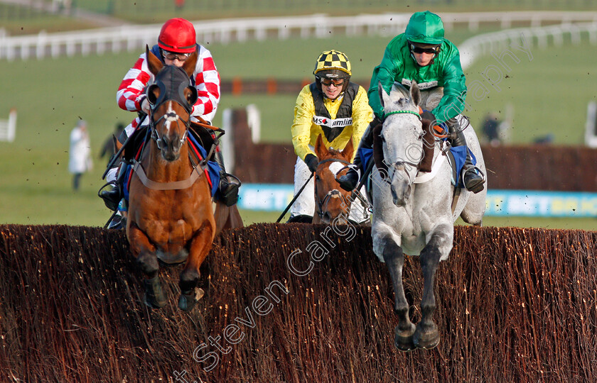 Vyta-Du-Roc-0001 
 VYTA DU ROC (right, Daryl Jacob) beats SOUTHFIELD THEATRE (left) in The Watch Live Racing On BetBright.com Handicap Chase Cheltenham 1 Jan 2018 - Pic Steven Cargill / Racingfotos.com