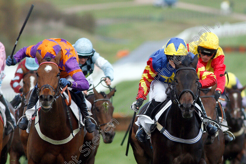 First-Assignment-0005 
 FIRST ASSIGNMENT (left, Tom Scudamore) beats VIVE LE ROI (right) in The Brandon Hill Capital Handicap Hurdle
Cheltenham 26 Oct 2018 - Pic Steven Cargill / Racingfotos.com