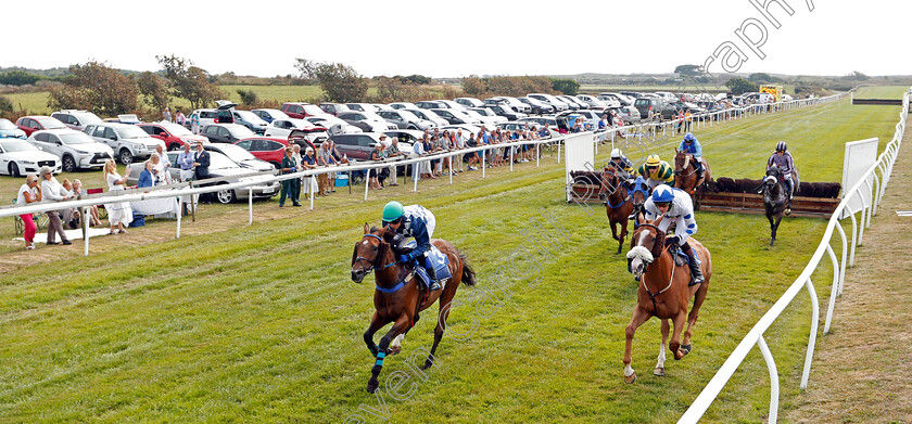 Magical-Thomas-0002 
 MAGICAL THOMAS (right, Brendan Powell) beats BARWICK (left) in the Lady Brenda Cook Memorial Handicap Hurdle
Les Landes, Jersey 26 Aug 2019 - Pic Steven Cargill / Racingfotos.com