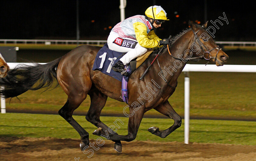 Wallem-0006 
 WALLEM (Hayley Turner) wins The Betway Maiden Stakes
Wolverhampton 18 Jan 2021 - Pic Steven Cargill / Racingfotos.com