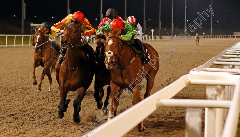 Tone-The-Barone-0003 
 TONE THE BARONE (right, Callum Rodriguez) beats ROVANIEMI (left, Luke Morris) in The tote.co.uk Live Streaming All Uk Races Handicap
Chelmsford 22 Jan 2021 - Pic Steven Cargill / Racingfotos.com