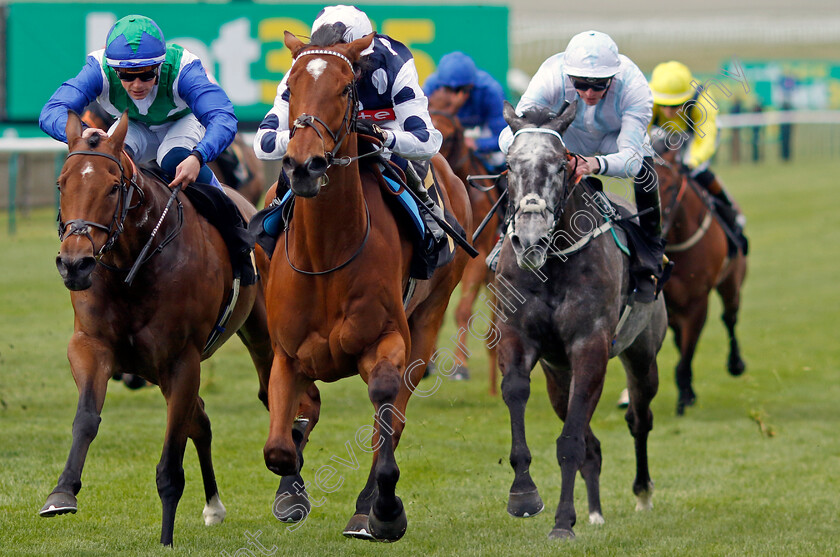 Rebel-Territory-0001 
 REBEL TERRITORY (centre, Jim Crowley) beats VAFORTINO (left) in The National Stud Handicap
Newmarket 18 Apr 2023 - Pic Steven Cargill / Racingfotos.com