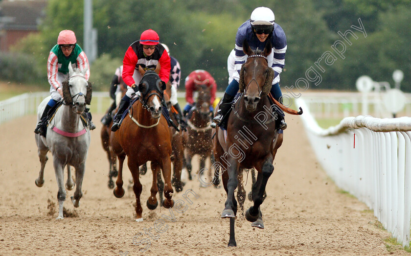 Bird-For-Life-0003 
 BIRD FOR LIFE (Ellie MacKenzie) wins The Hellermanntyton Starrett Handicap
Wolverhampton 17 Jul 2019 - Pic Steven Cargill / Racingfotos.com