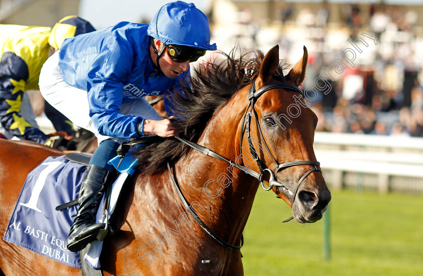 Broadway-Act-0001 
 BROADWAY ACT (William Buick) wins The Al Basti Equiworld Dubai British EBF Confined Maiden Stakes Div2
Newmarket 29 Sep 2023 - Pic Steven Cargill / Racingfotos.com