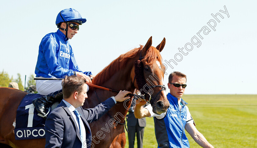 Wuheida-0001 
 WUHEIDA (William Buick) before The Charm Spirit Dahlia Stakes Newmarket 6 May 2018 - Pic Steven Cargill / Racingfotos.com