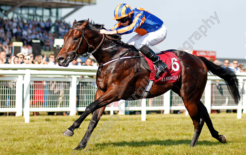 The-Irish-Rover-0004 
 THE IRISH ROVER (Ryan Moore) wins The Olympic Glory Conditions Stakes Newbury 19 May 2018 - Pic Steven Cargill / Racingfotos.com