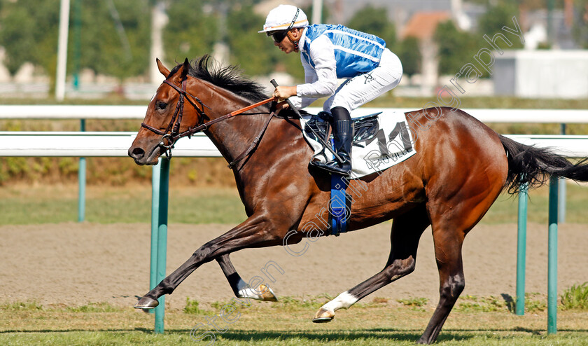 Kelina-0003 
 KELINA (Maxime Guyon) wins The Prix des Marettes
Deauville 6 Aug 2022 - Pic Steven Cargill / Racingfotos.com