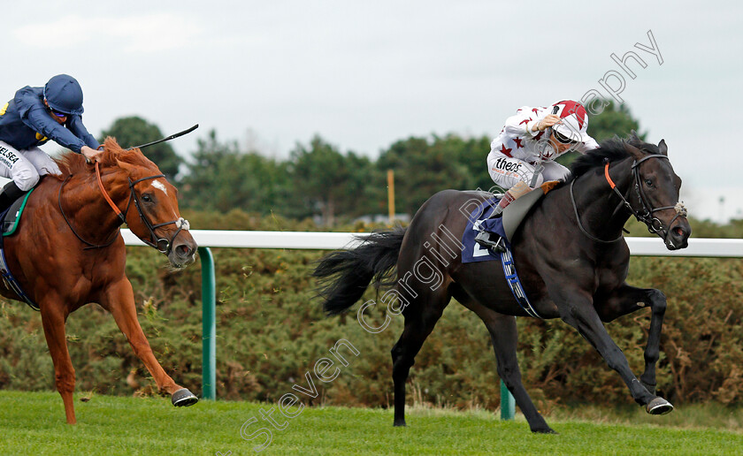 Hajaam-0004 
 HAJAAM (Stevie Donohoe) beats BIG SIGH (left) in The Philip Southgate Socks & Sandals Handicap Yarmouth 24 Oct 2017 - Pic Steven Cargill / Racingfotos.com