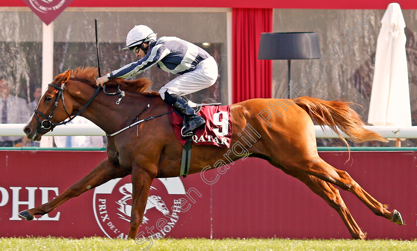 Albigna-0007 
 ALBIGNA (Shane Foley) wins The Qatar Prix Marcel Boussac
Longchamp 6 Oct 2019 - Pic Steven Cargill / Racingfotos.com