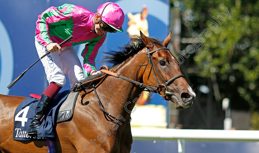 Prosperous-Voyage-0011 
 PROSPEROUS VOYAGE (Rob Hornby) wins The Tattersalls Falmouth Stakes
Newmarket 8 Jul 2022 - Pic Steven Cargill / Racingfotos.com