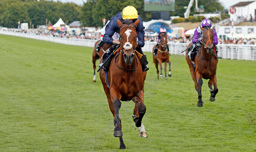 Crystal-Caprice-0002 
 CRYSTAL CAPRICE (Ryan Moore) wins The Coral Beaten By A Length Free Bet Fillies Handicap
Goodwood 26 Jul 2022 - Pic Steven Cargill / Racingfotos.com