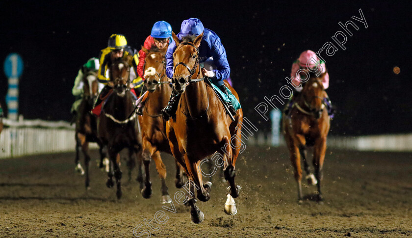 Whispering-Dream-0001 
 WHISPERING DREAM (William Buick) wins The Unibet British Stallion Studs EBF Fillies Novice Stakes
Kempton 16 Nov 2022 - Pic Steven Cargill / Racingfotos.com