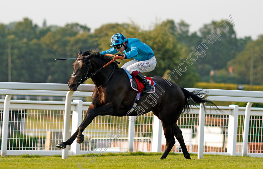 Sunset-Bay-0003 
 SUNSET BAY (Oisin Murphy) wins The Sir Wilford Brett Handicap
Sandown 21 Jul 2021 - Pic Steven Cargill / Racingfotos.com