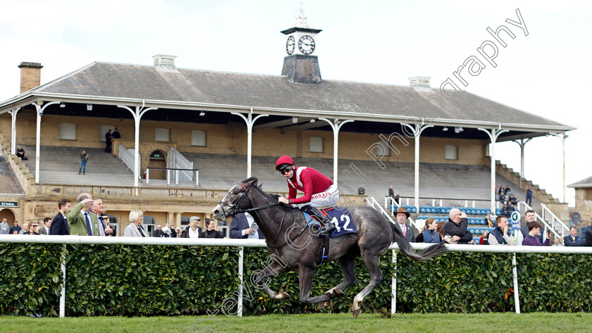 Theoryofeverything-0004 
 THEORYOFEVERYTHING (Robert Havlin) wins The Made In Doncaster St Leger Novice Stakes
Doncaster 2 Apr 2023 - Pic Steven Cargill / Racingfotos.com