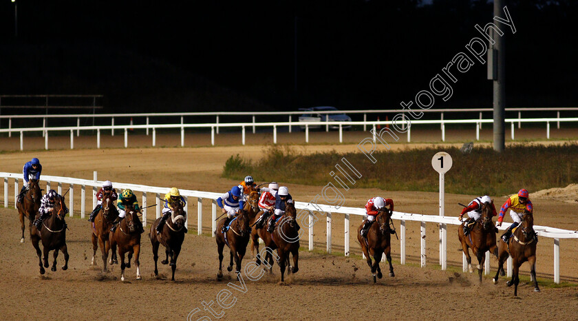 Extrodinair-0002 
 EXTRODINAIR (right, Daniel Muscutt) beats CRY HAVOC (left) in The tote.co.uk Now Never Beaten By SP Handicap
Chelmsford 22 Aug 2020 - Pic Steven Cargill / Racingfotos.com