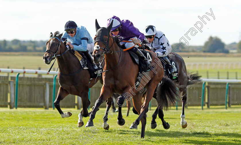 Hello-You-0005 
 HELLO YOU (Rossa Ryan) wins The Unibet Rockfel Stakes
Newmarket 24 Sep 2021 - Pic Steven Cargill / Racingfotos.com