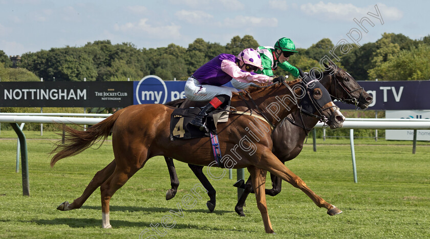 Fougere-0006 
 FOUGERE (David Egan) wins The Discover Whats Trending At Rhino.bet Casino Handicap
Nottingham 19 Jul 2024 - Pic Steven Cargill / Megan Dent / Racingfotos.com