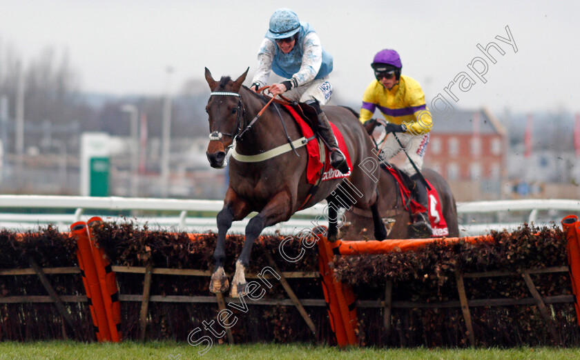 High-Bridge-0003 
 HIGH BRIDGE (Alex Ferguson) wins The Ladbrokes Intermediate Hurdle Newbury 2 Dec 2017 - Pic Steven Cargill / Racingfotos.com