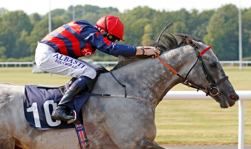 Guvenor s-Choice-0003 
 GUVENOR'S CHOICE (Cam Hardie) wins The Follow At The Races On Twitter Handicap
Wolverhampton 11 Aug 2020 - Pic Steven Cargill / Racingfotos.com