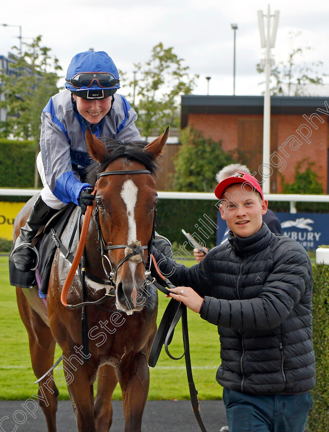 Lenny s-Spirit-0008 
 LENNY'S SPIRIT (Sophie Smith) winner of The BetVictor Amateur Jockeys Handicap
Newbury 27 Jul 2023 - Pic Steven Cargill / Racingfotos.com