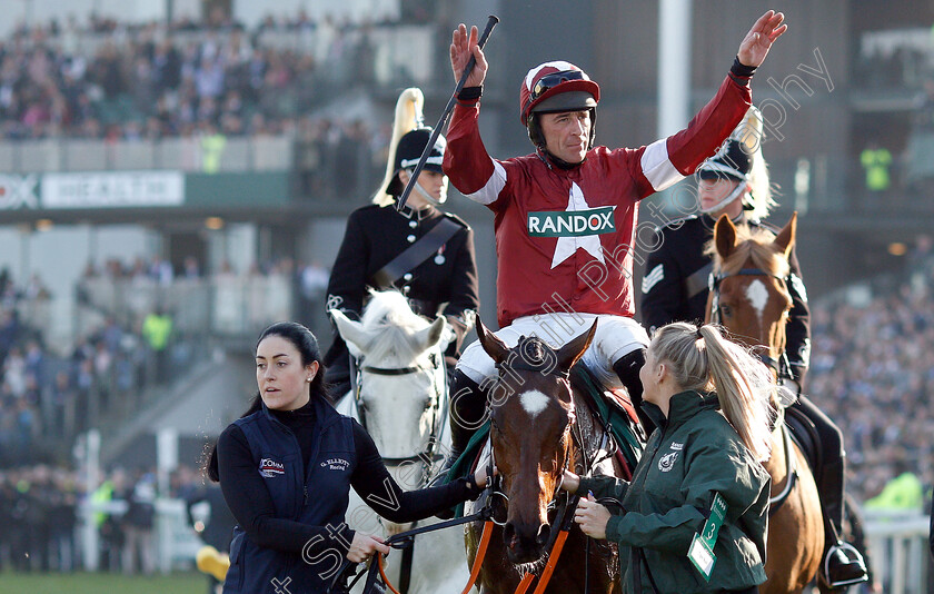 Tiger-Roll-0016 
 TIGER ROLL (Davy Russell) after The Randox Health Grand National 
Aintree 6 Apr 2019 - Pic Steven Cargill / Racingfotos.com