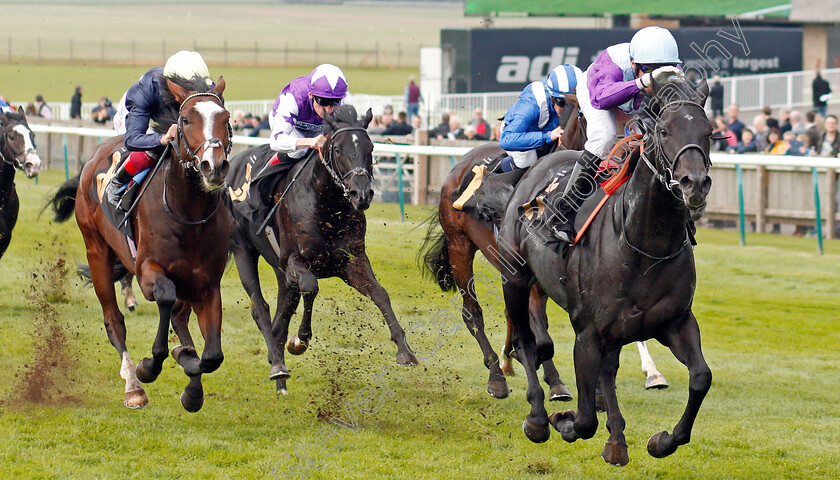 Tom-Collins-0004 
 TOM COLLINS (Gerald Mosse) beats GALSWORTHY (left) in The Coates & Seely Blanc De Blancs Novice Stakes Div2
Newmarket 23 Oct 2019 - Pic Steven Cargill / Racingfotos.com