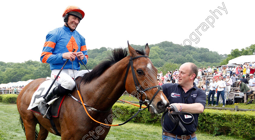 Markhan-0011 
 MARKHAN (Davy Russell) after The George Sloan & John Sloan Sr Maiden Hurdle
Percy Warner Park, Nashville Tennessee USA 11 May 2019 - Pic Steven Cargill / Racingfotos.com