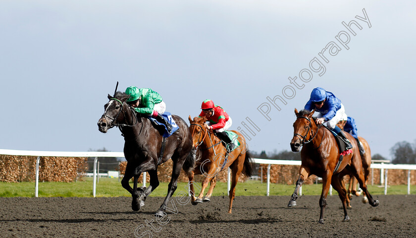 Running-Lion-0006 
 RUNNING LION (Oisin Murphy) wins The Racing TV Fillies Conditions Stakes
Kempton 10 Apr 2023 - Pic Steven Cargill / Racingfotos.com