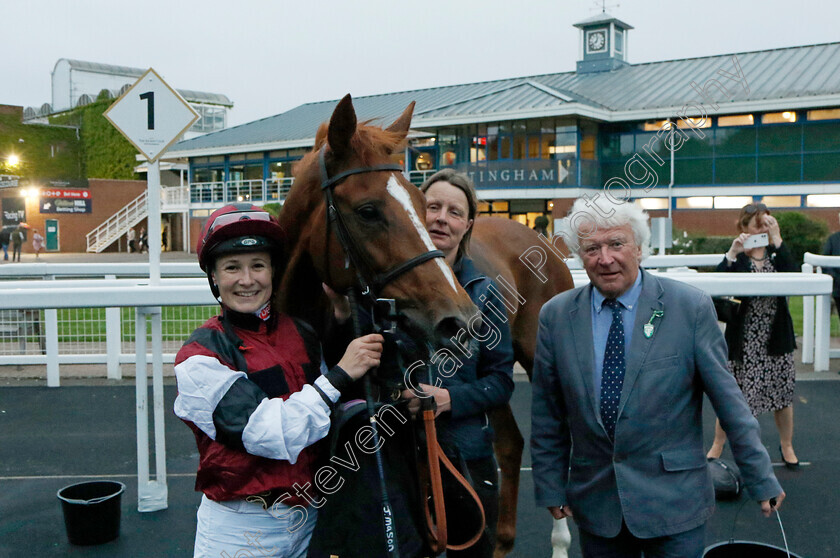 Pound-Off-You-0010 
 POUND OFF YOU (Joanna Mason) winner of The Visit racingtv.com Handicap
Nottingham 30 May 2023 - Pic Steven Cargill / Racingfotos.com