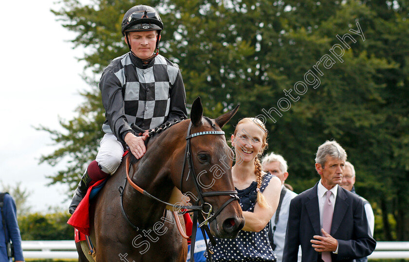 Lavender s-Blue-0008 
 LAVENDER'S BLUE (Rob Hornby) after The Tote Celebration Mile
Goodwood 28 Aug 2021 - Pic Steven Cargill / Racingfotos.com