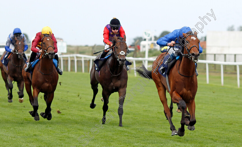 Edge-Of-Blue-0004 
 EDGE OF BLUE (William Buick) wins The EBF Future Stayers Maiden Stakes
Yarmouth 19 Sep 2023 - Pic Steven Cargill / Racingfotos.com