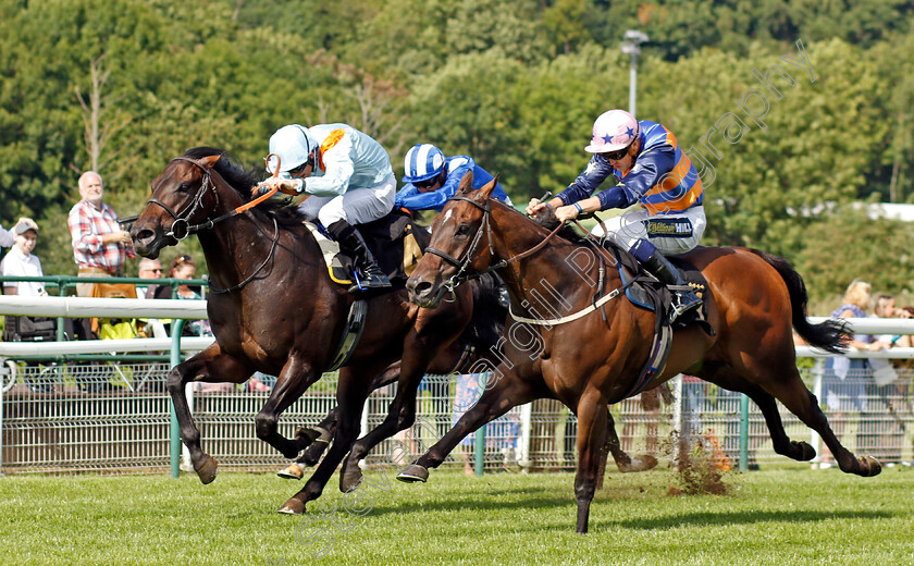 Dubai-Station-and-Tarboosh-0001 
 DUBAI STATION (left, Ben Curtis) and TARBOOSH (right, Kevin Stott)
Nottingham 10 Aug 2021 - Pic Steven Cargill / Racingfotos.com