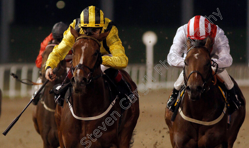 Self-Assessment-0005 
 SELF ASSESSMENT (left, Ben Curtis) wins The Extra Places At totesport.com Handicap
Chelmsford 24 Oct 2019 - Pic Steven Cargill / Racingfotos.com