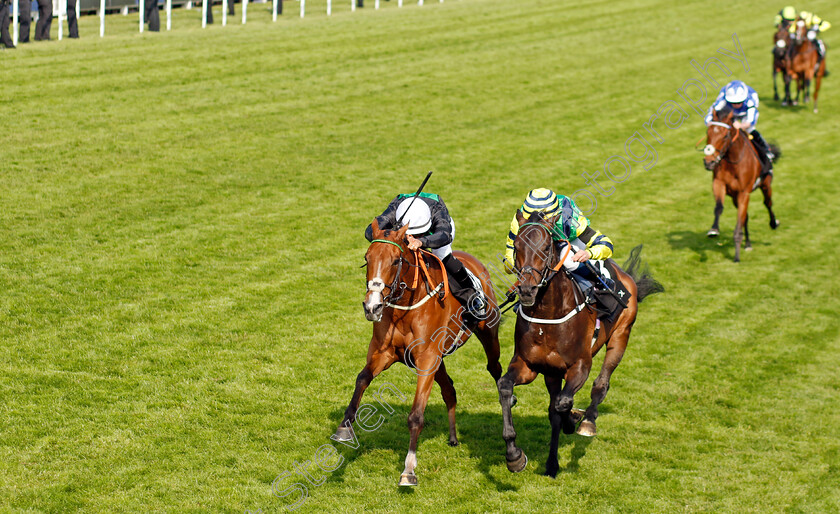 Midnights-Legacy-0004 
 MIDNIGHTS LEGACY (right, William Buick) beats HALIPHON (left) in The World Pool Northern Dancer Handicap
Epsom 4 Jun 2022 - Pic Steven Cargill / Racingfotos.com